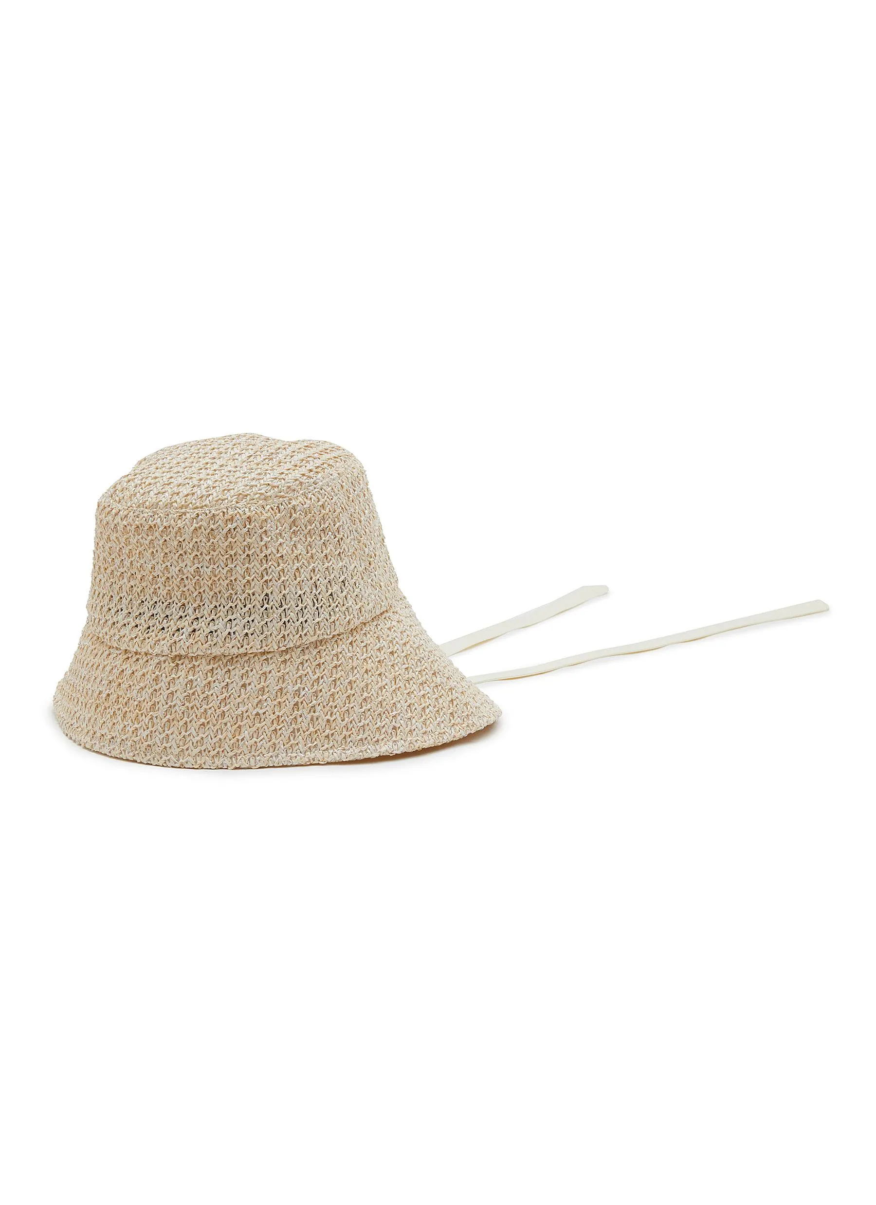 -----------EUGENIA KIM  ---- ------------ ----Ally Hemp Asymmetric Bucket Hat --