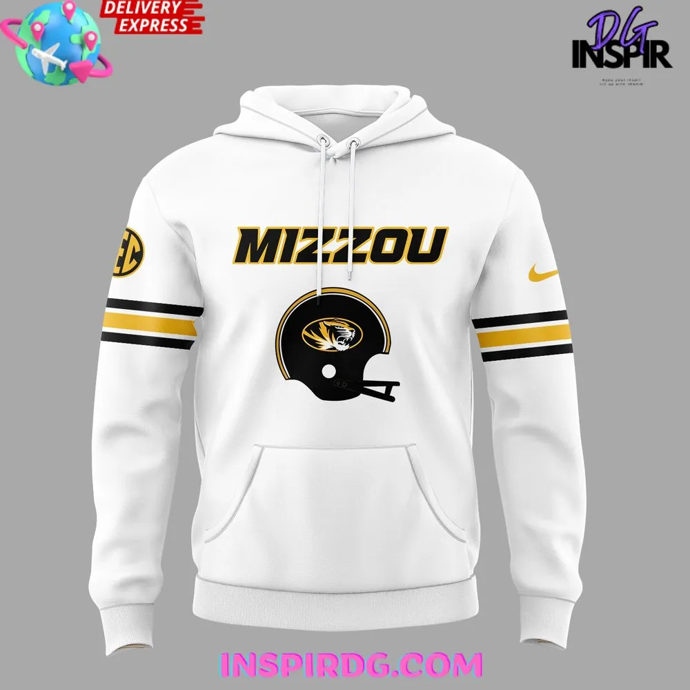 -Missouri Tigers Stitched Luther Burden III White Hoodie