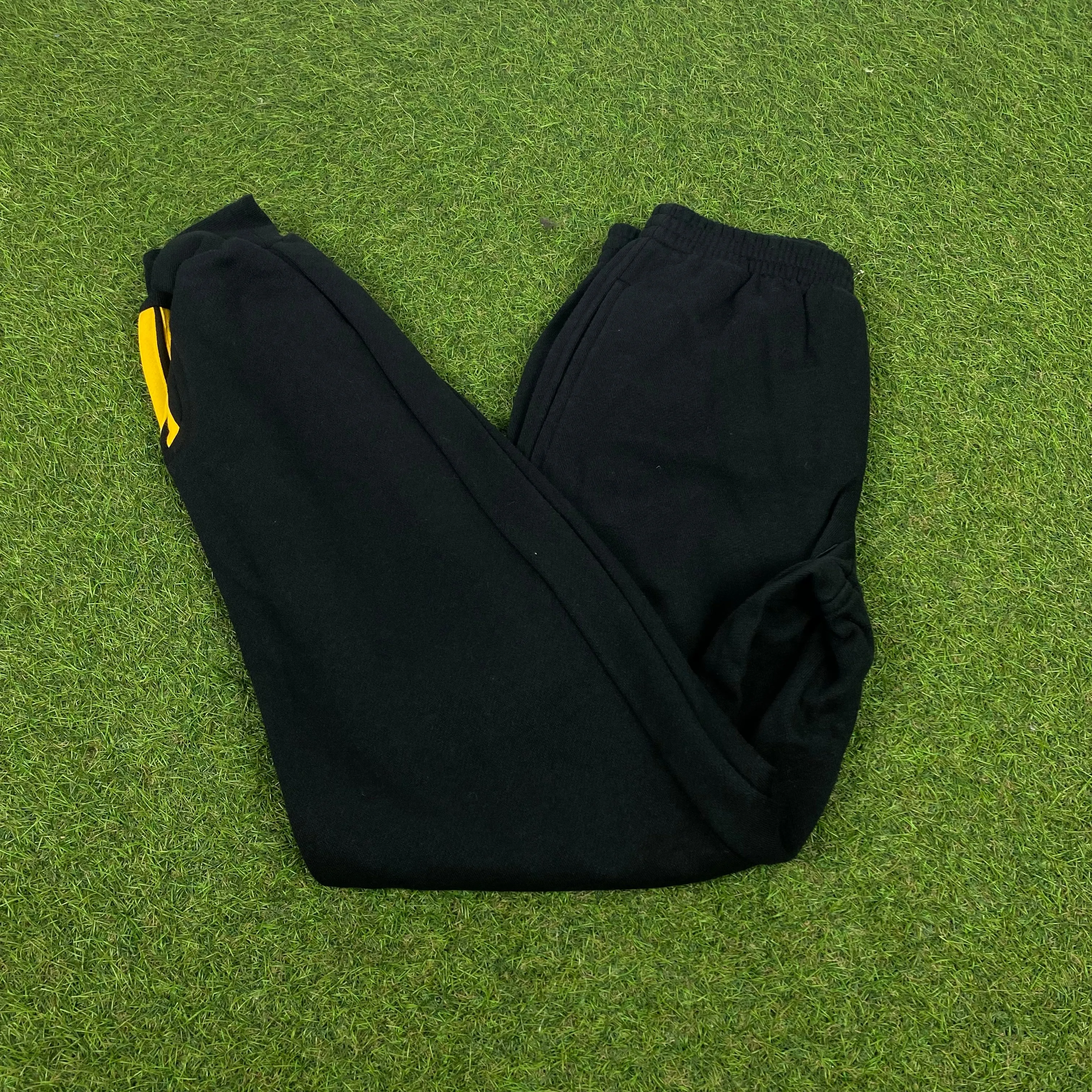 90s Adidas Cotton Joggers Black XS