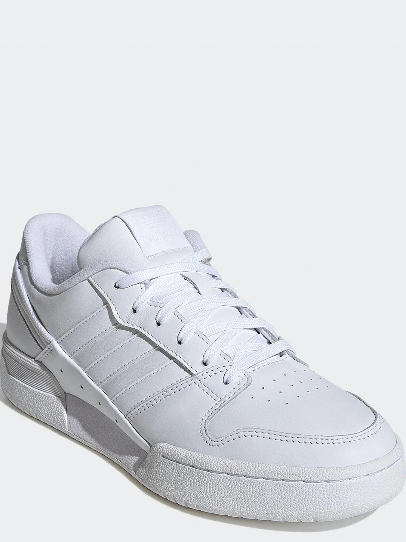 adidas Originals Mens Team Court 2 Trainers - White/White