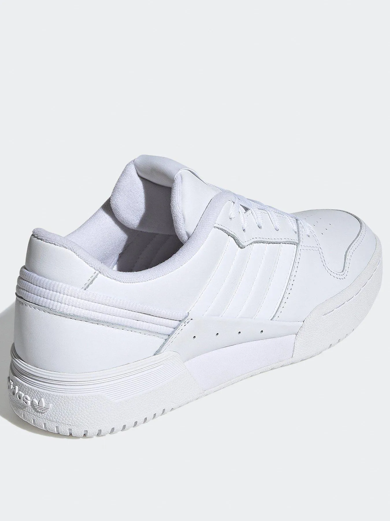 adidas Originals Mens Team Court 2 Trainers - White/White