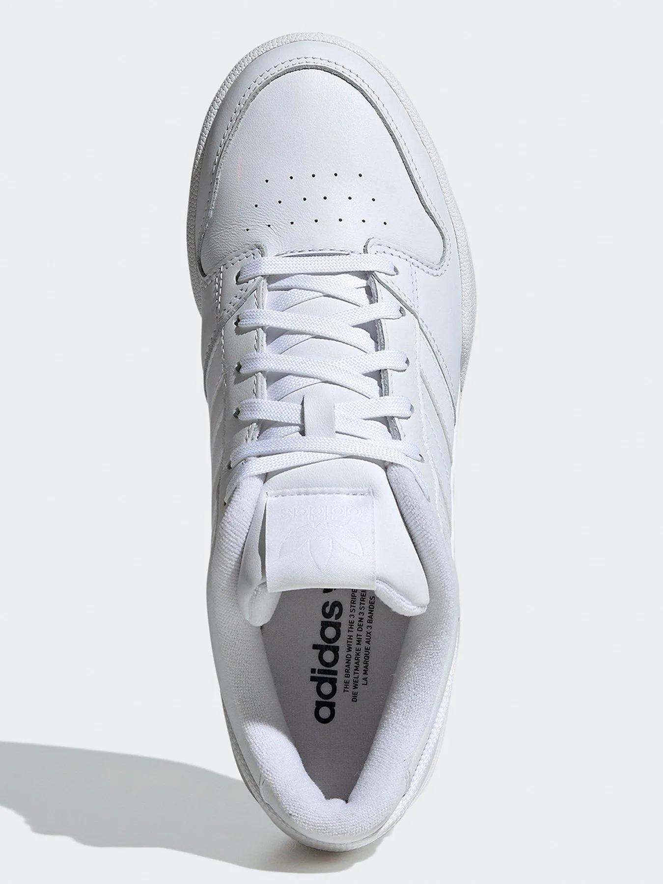 adidas Originals Mens Team Court 2 Trainers - White/White