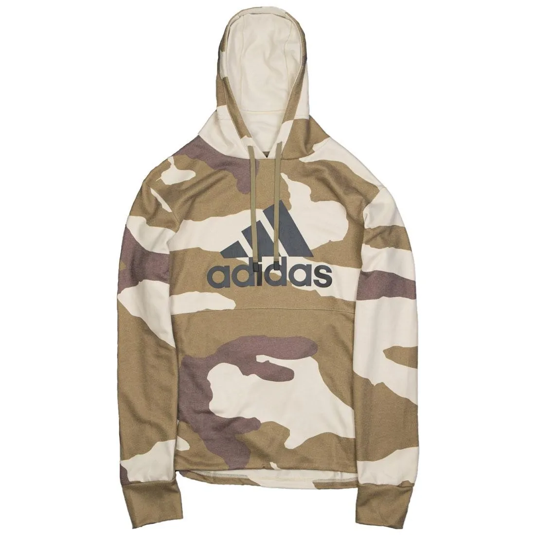 Adidas x Undefeated Men Running Tech Hoodie (tan / dune / tactile khaki / base khaki)