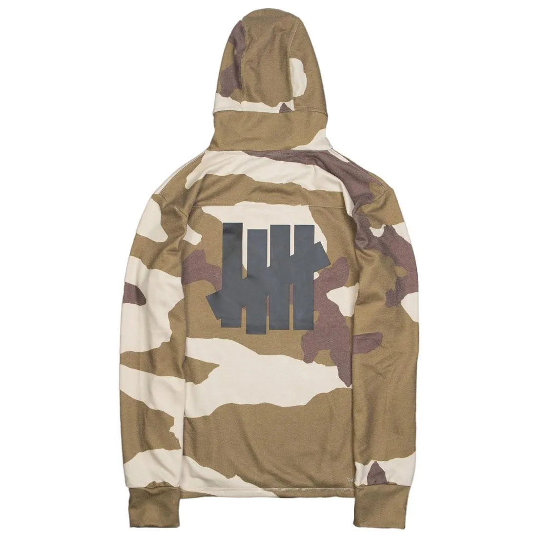 Adidas x Undefeated Men Running Tech Hoodie (tan / dune / tactile khaki / base khaki)