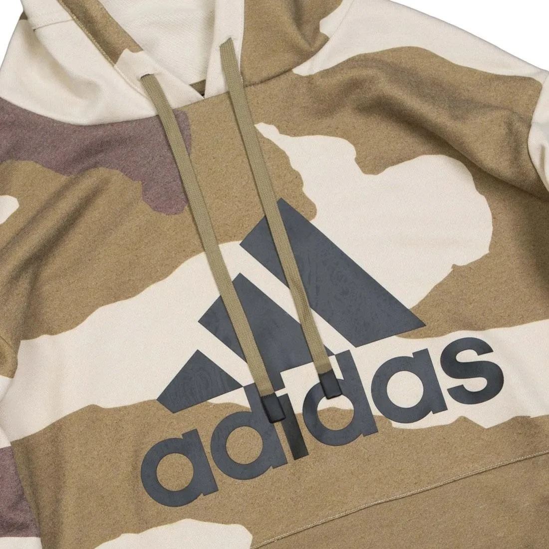 Adidas x Undefeated Men Running Tech Hoodie (tan / dune / tactile khaki / base khaki)