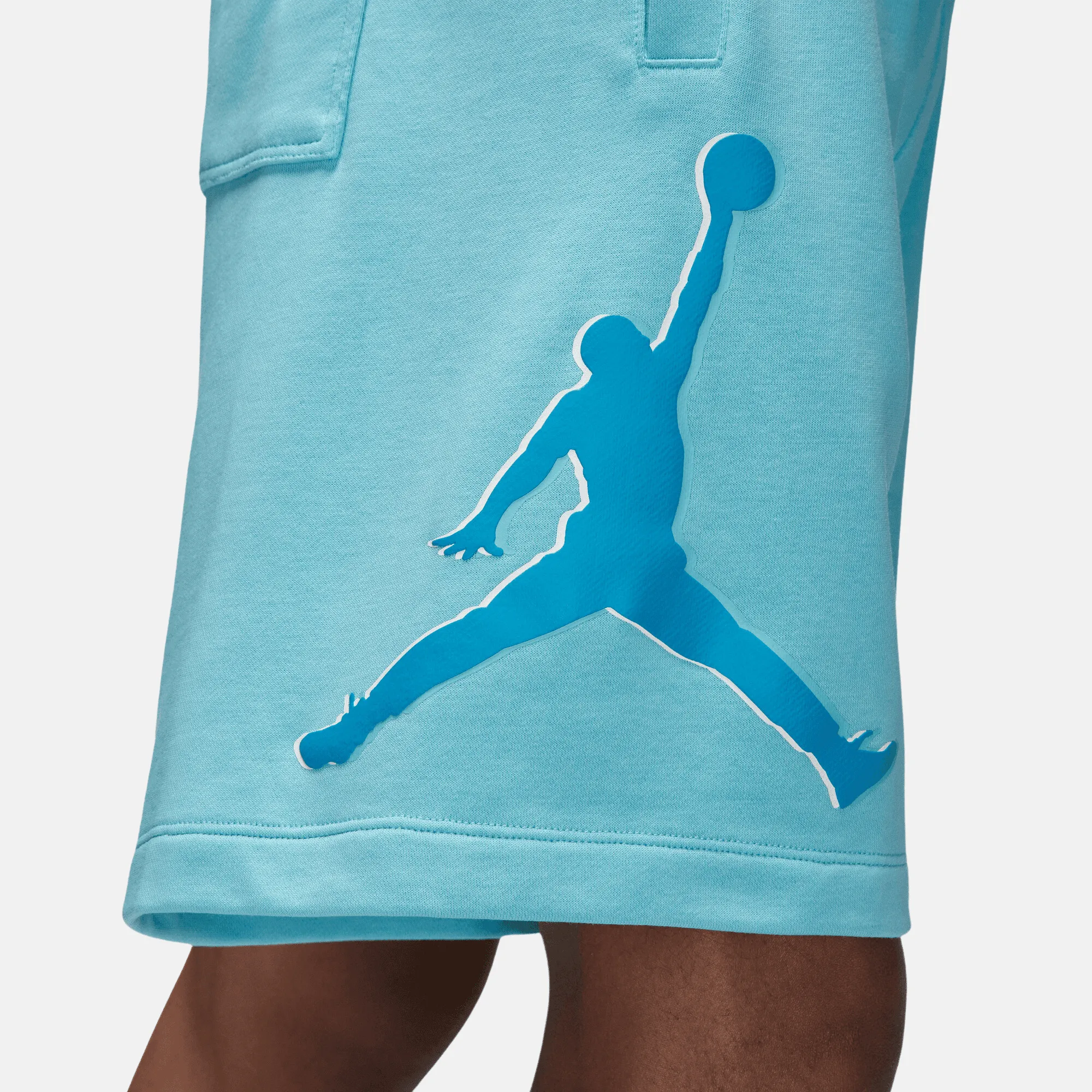 Air Jordan Essentials Fleece Blue Graphic Shorts