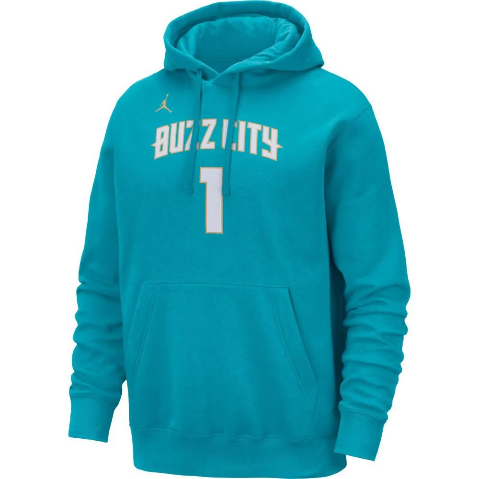 Air Jordan N&N City Edition Charlotte Hornets Lamelo Ball Hoodie ''Teal''