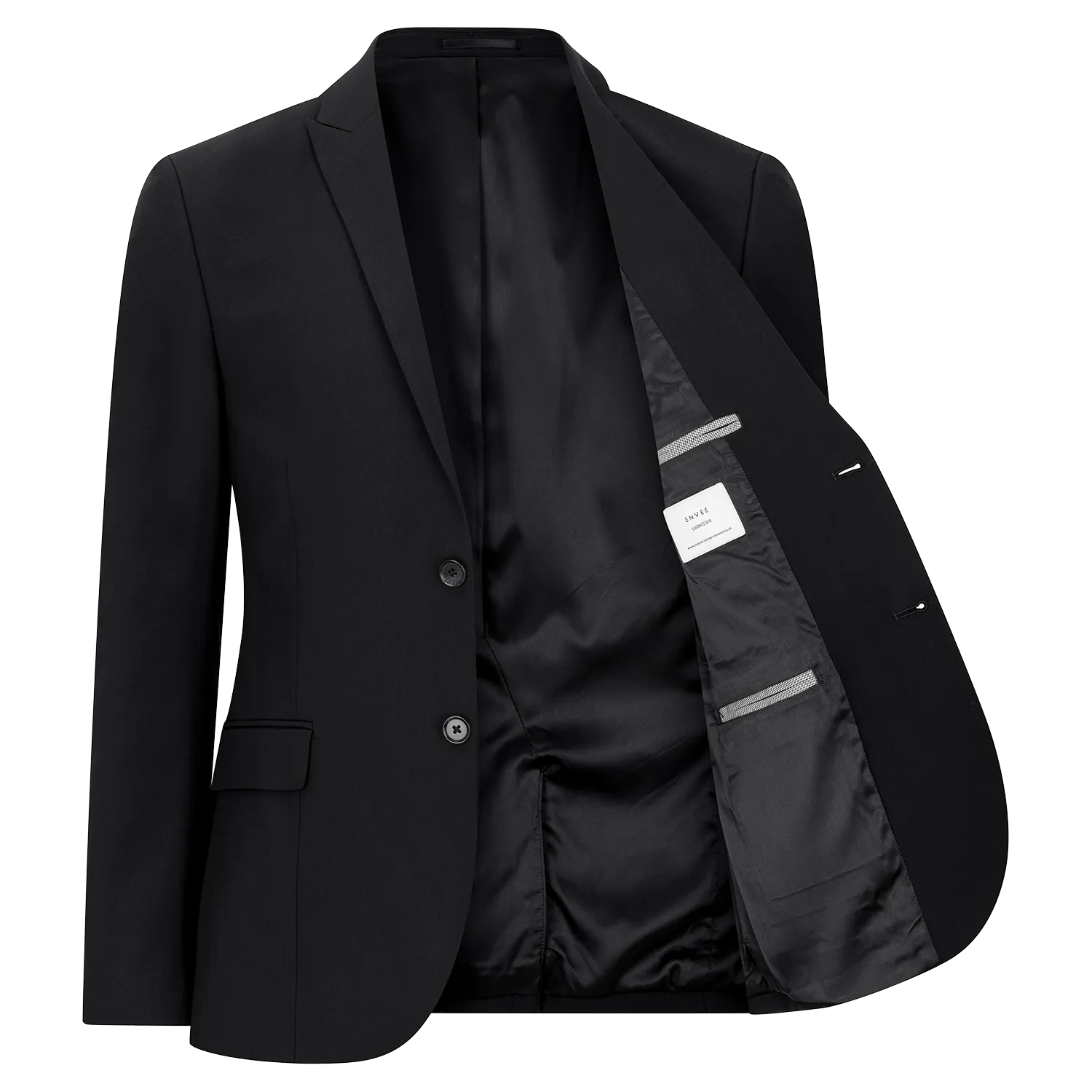 Aldgate Slim Fit Jacket in Black