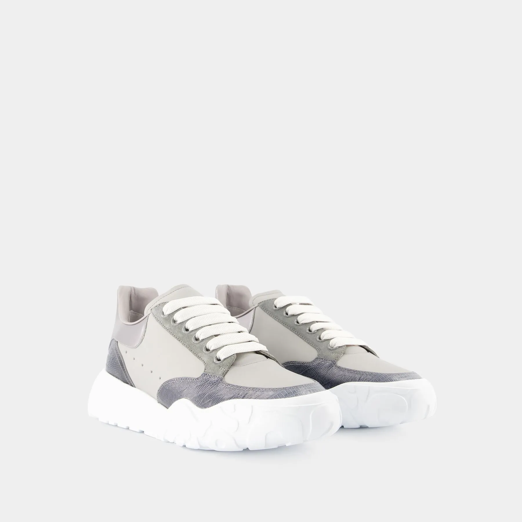 Alexander McQueen  Court Trainers - Alexander McQueen -  Leather - Grey