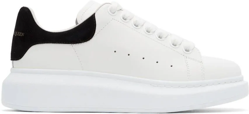 Alexander McQueen White & Black Oversized Sneakers