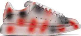 Alexander McQueen White & Red Oversized Sneakers