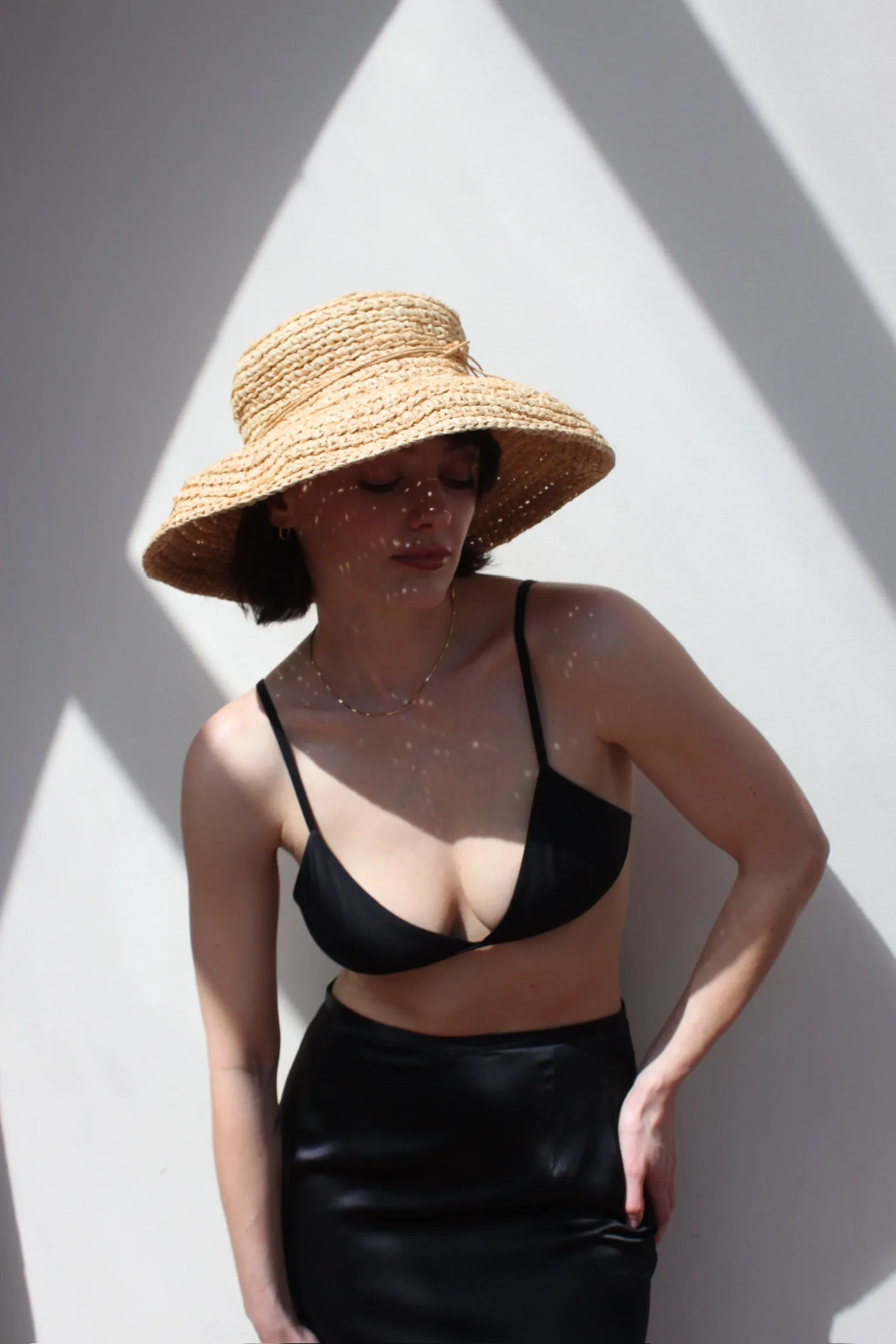 Amazing Vintage Helen Kaminski Raffia Sun Hat