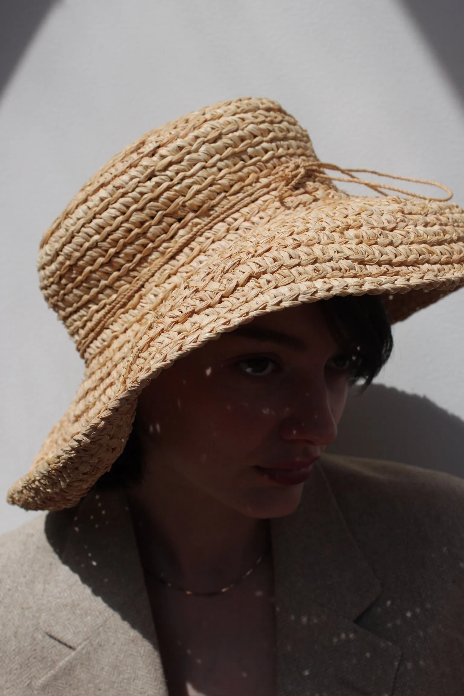 Amazing Vintage Helen Kaminski Raffia Sun Hat