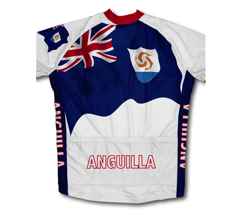 Anguilla Flag Winter Thermal Cycling Jersey