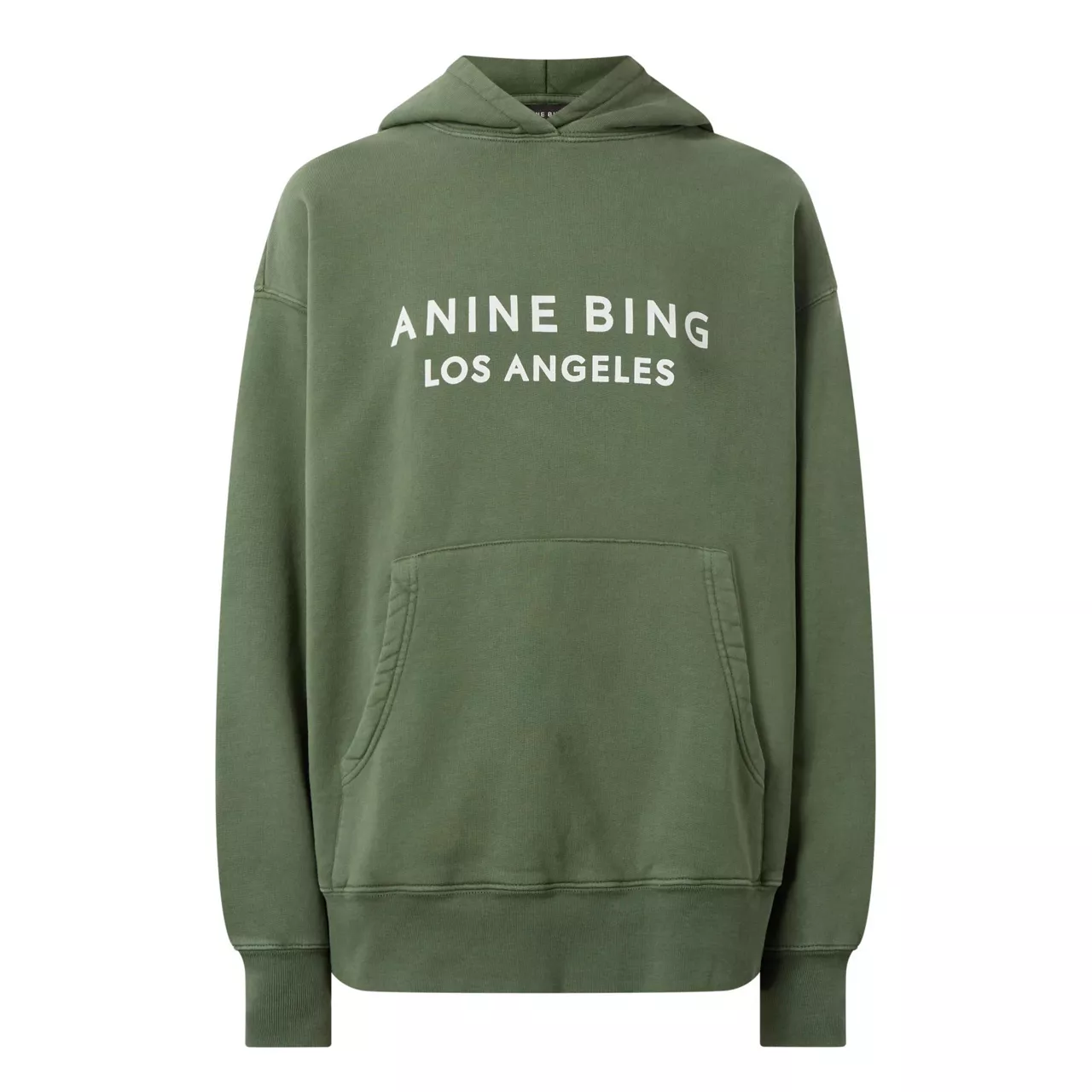 ANINE BING Alto Logo Hoodie - Green