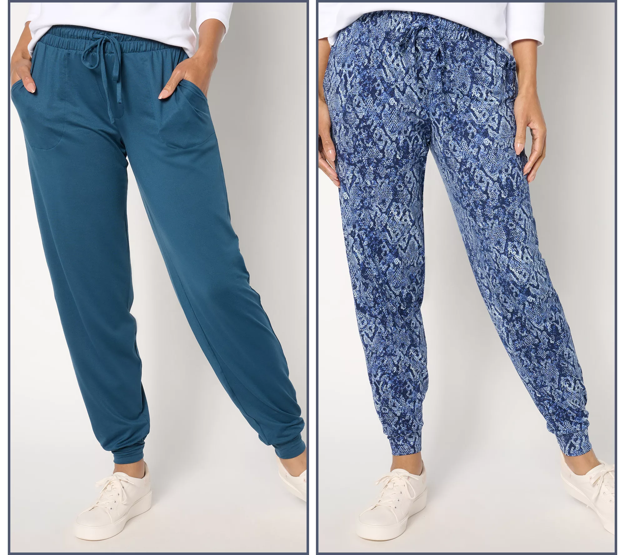 Anybody Lounge Regular Lush Jersey Set of Two Joggers