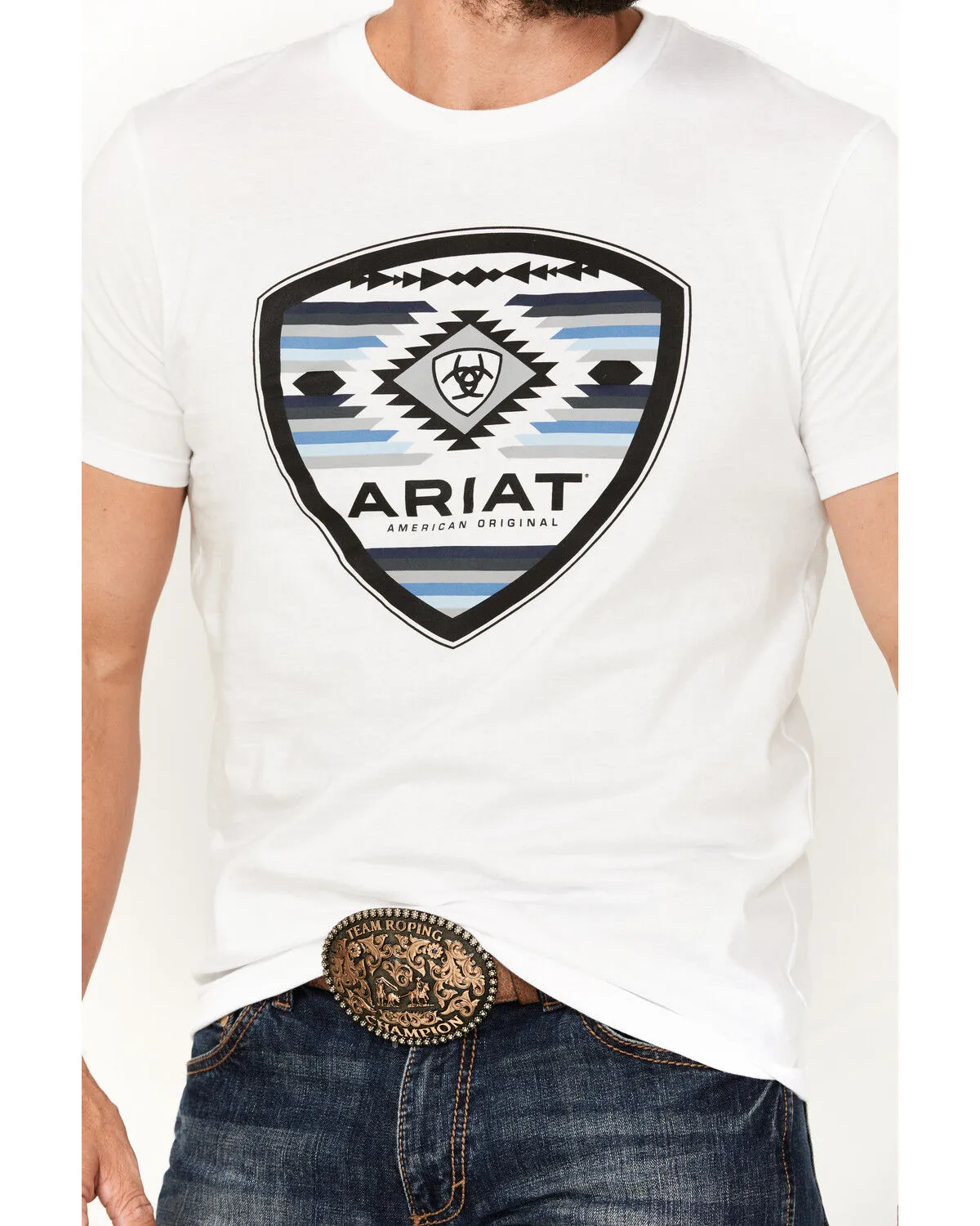 Ariat Men's Boot Barn Exclusive Geo Logo Short Sleeve Graphic T-Shirt