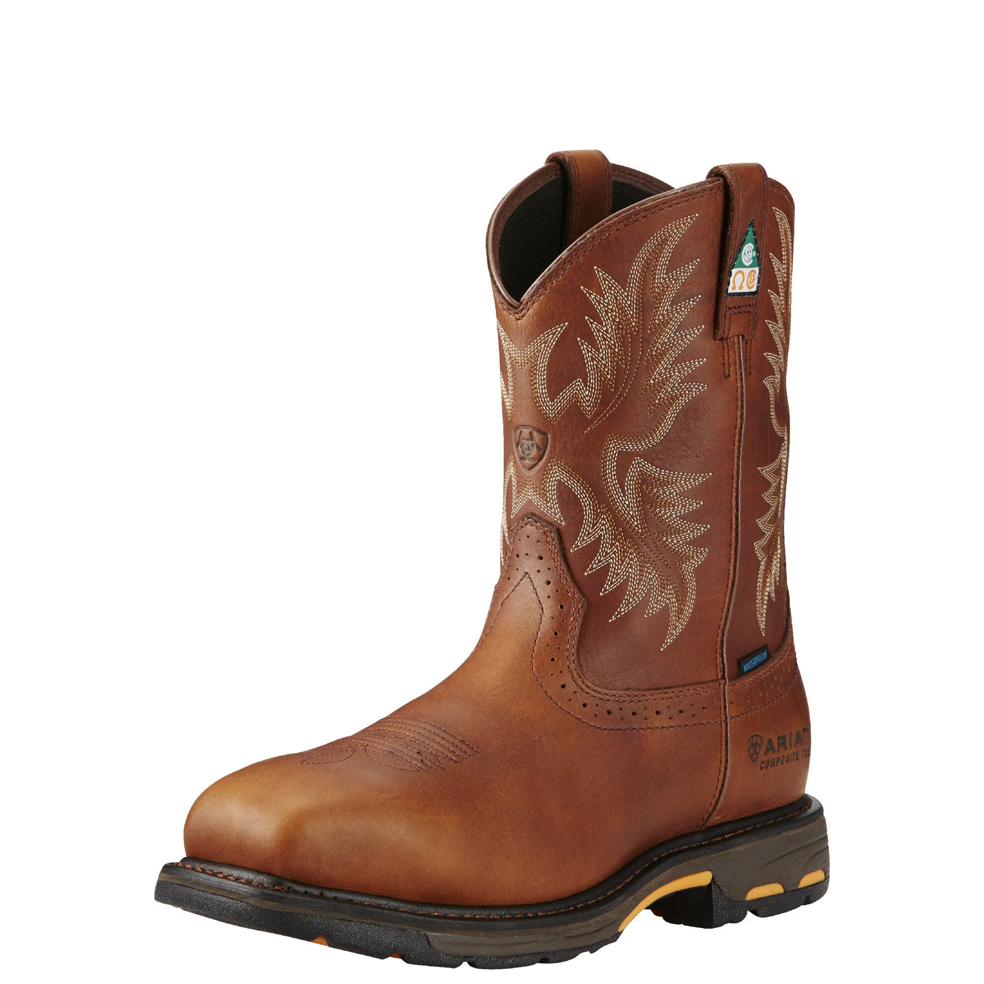 Ariat Men's WorkHog CSA H2O Composite Toe Boot - Dark Copper