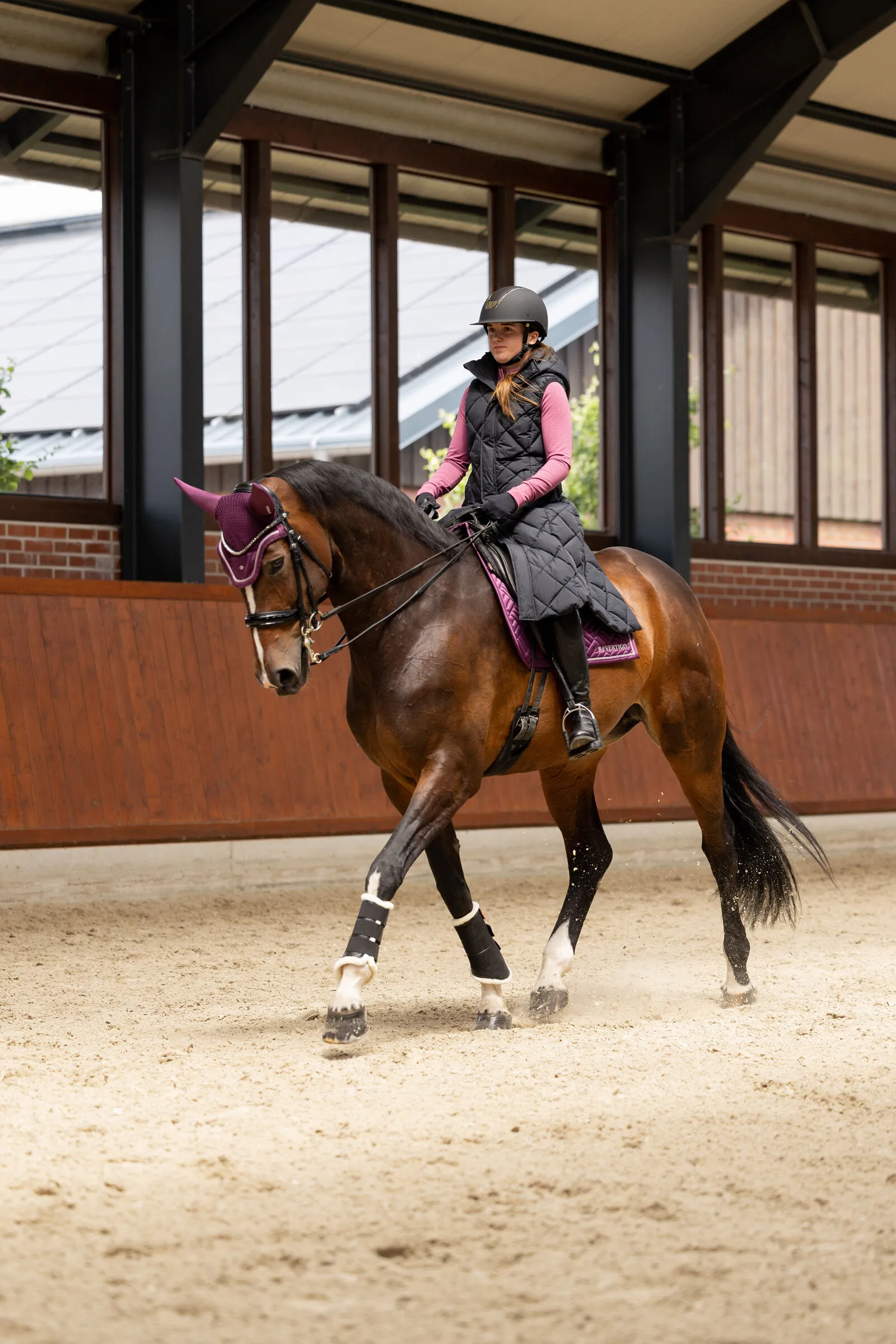 B Vertigo Gem Long Padded Riding Vest