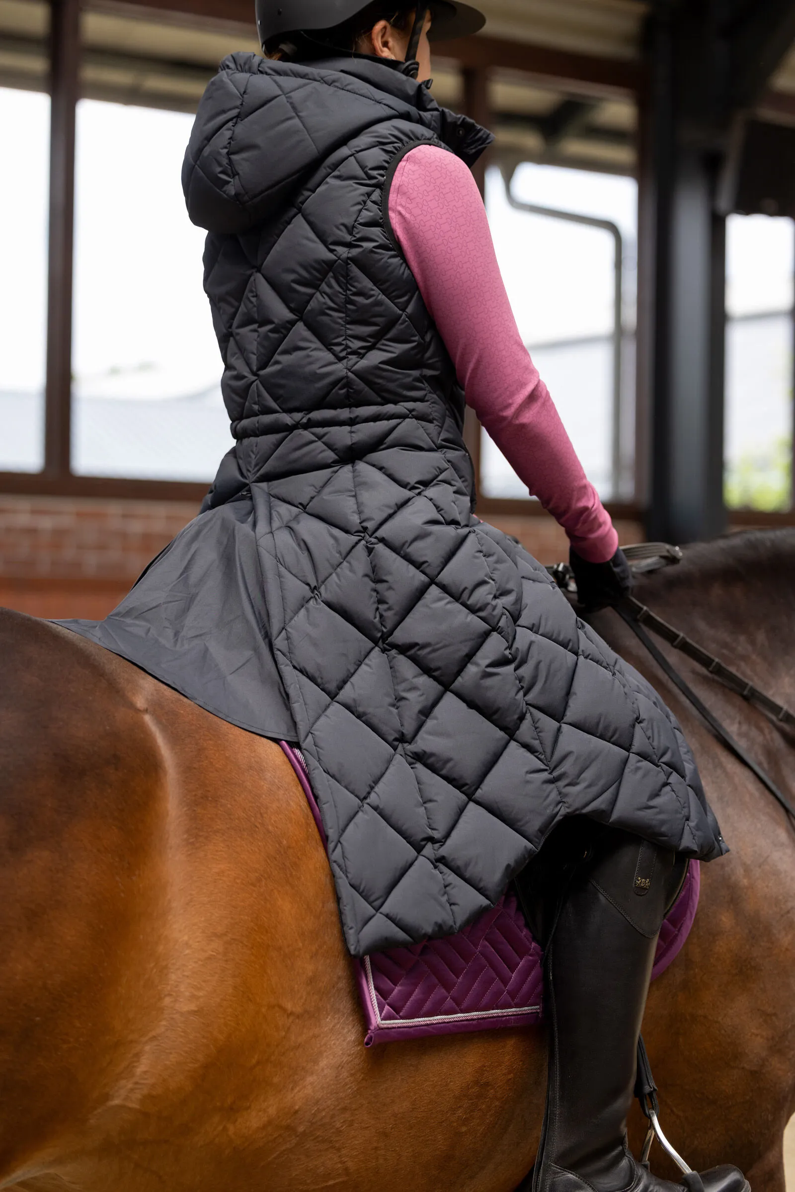 B Vertigo Gem Long Padded Riding Vest