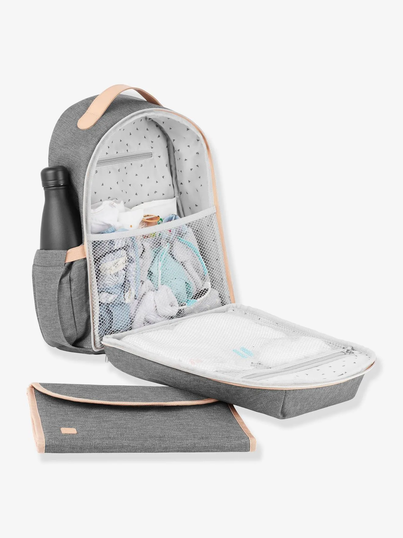 Baby Changing Backpack, Pyla by BABYMOOV - grey