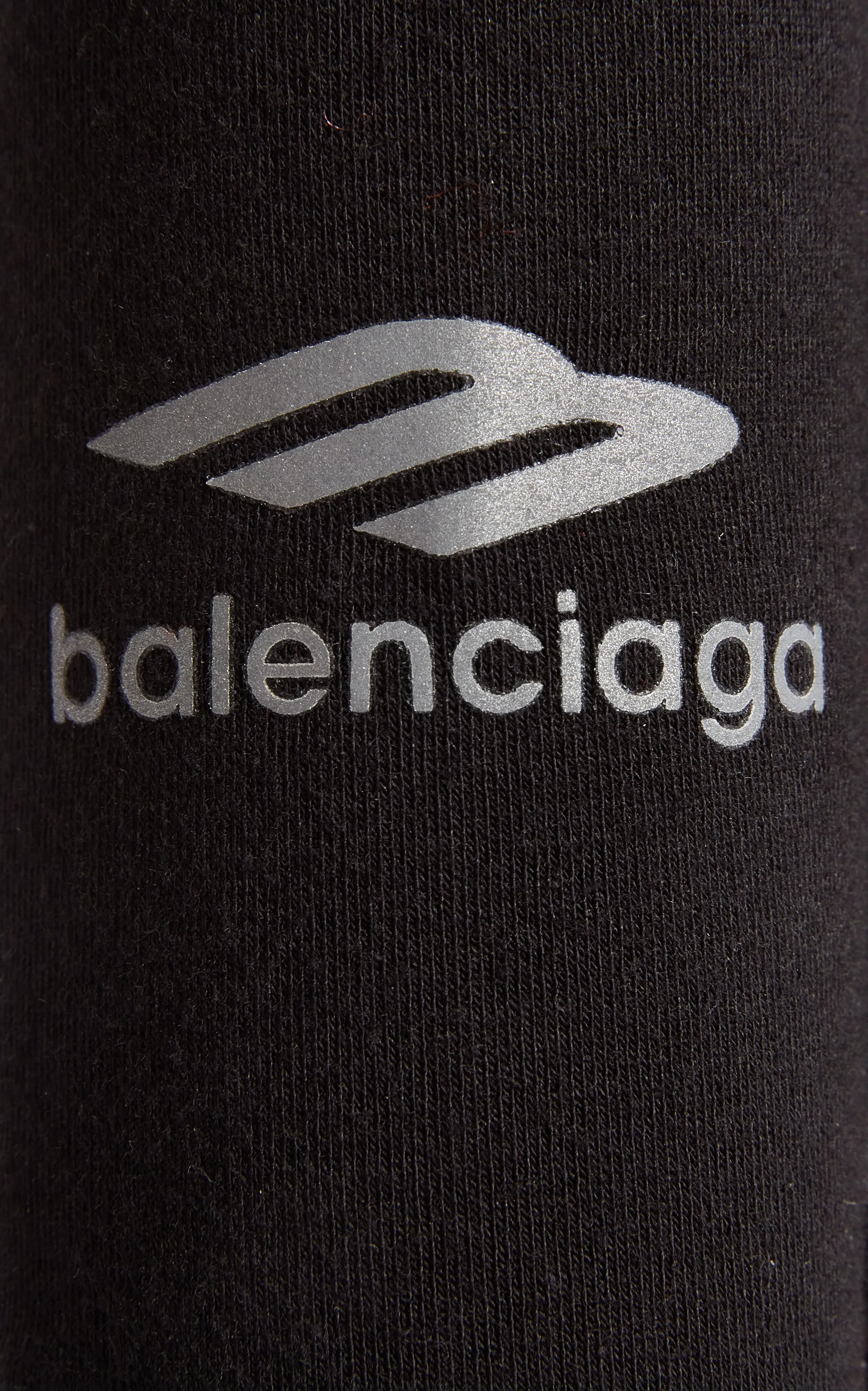 Balenciaga Half-Zip Thermal Jersey Top