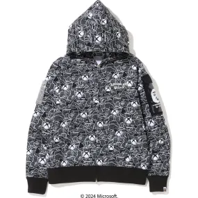 BAPE X XBOX CAMO FULL ZIP HOODIE MENS