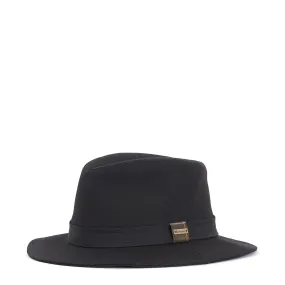 Barbour Vintage Wav Bushman Hat Black