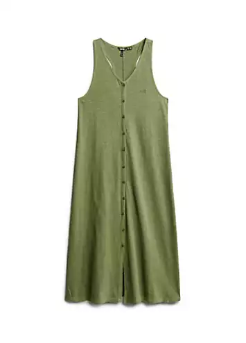 Beach Jersey Vest Midi Dress by Superdry | Look Again