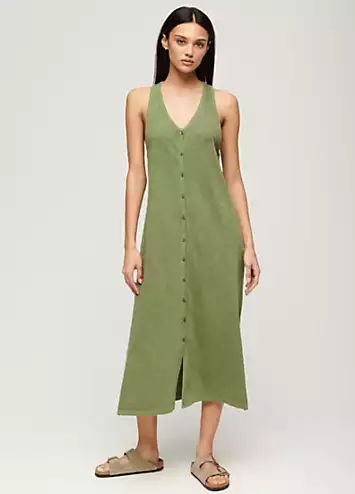 Beach Jersey Vest Midi Dress by Superdry | Look Again