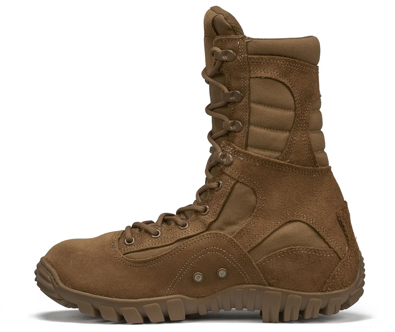 Belleville Hot Weather Hybrid Steel Toe Assault Boot Coyote Brown USA Made