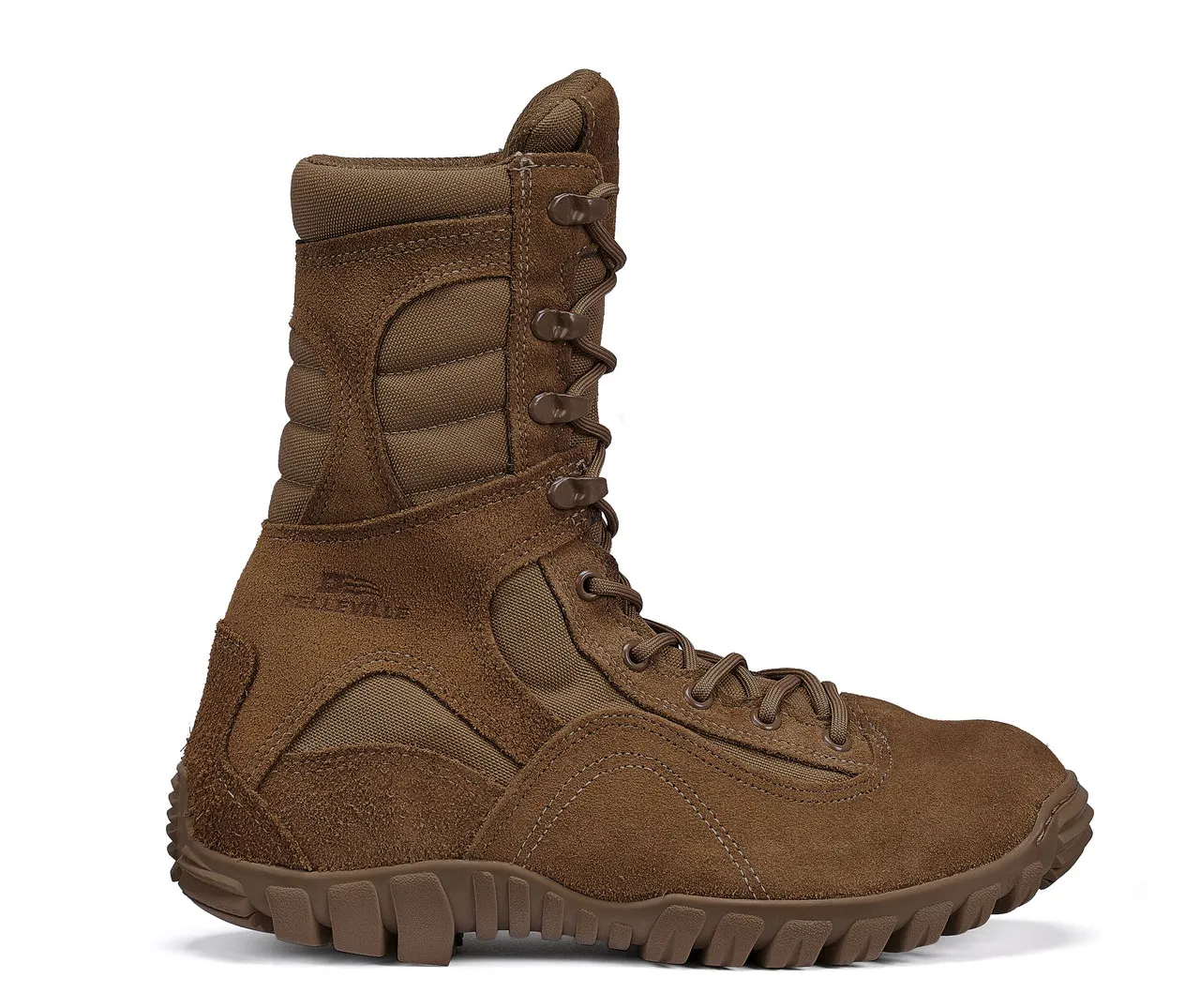 Belleville Hot Weather Hybrid Steel Toe Assault Boot Coyote Brown USA Made