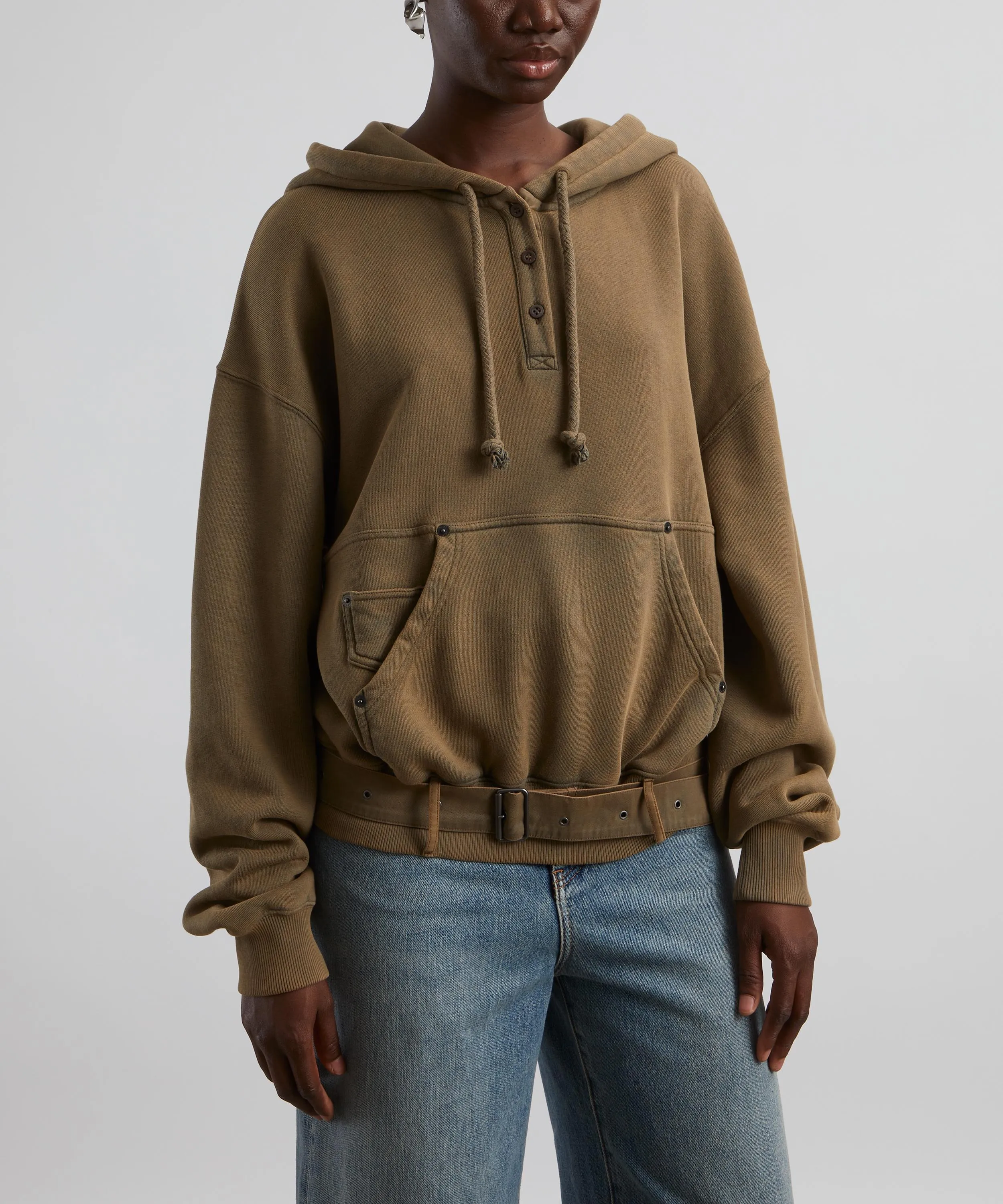 Blurred Logo Hoodie