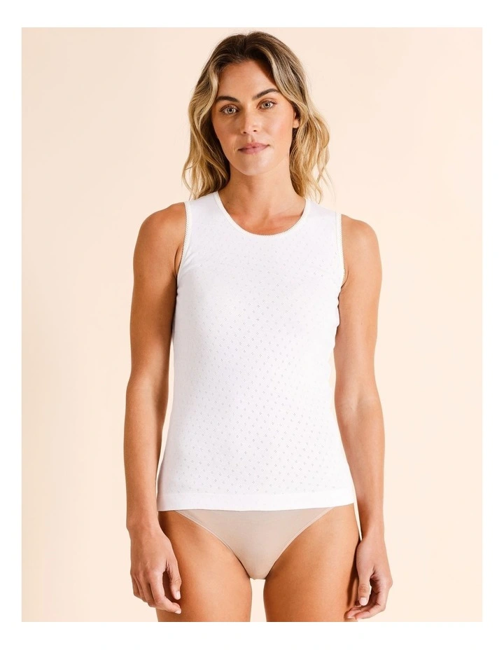 Body Layer Pointelle Thermal Tank Top