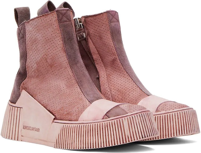 Boris Bidjan Saberi Pink Bamba 3.2 Sneakers