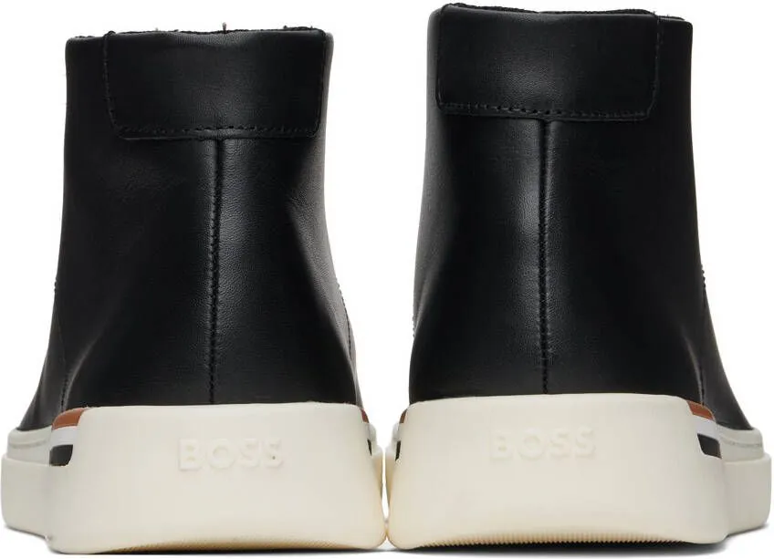 BOSS Black Logo High-Top Sneakers