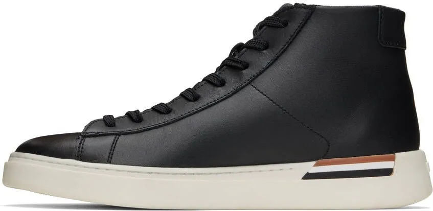 BOSS Black Logo High-Top Sneakers