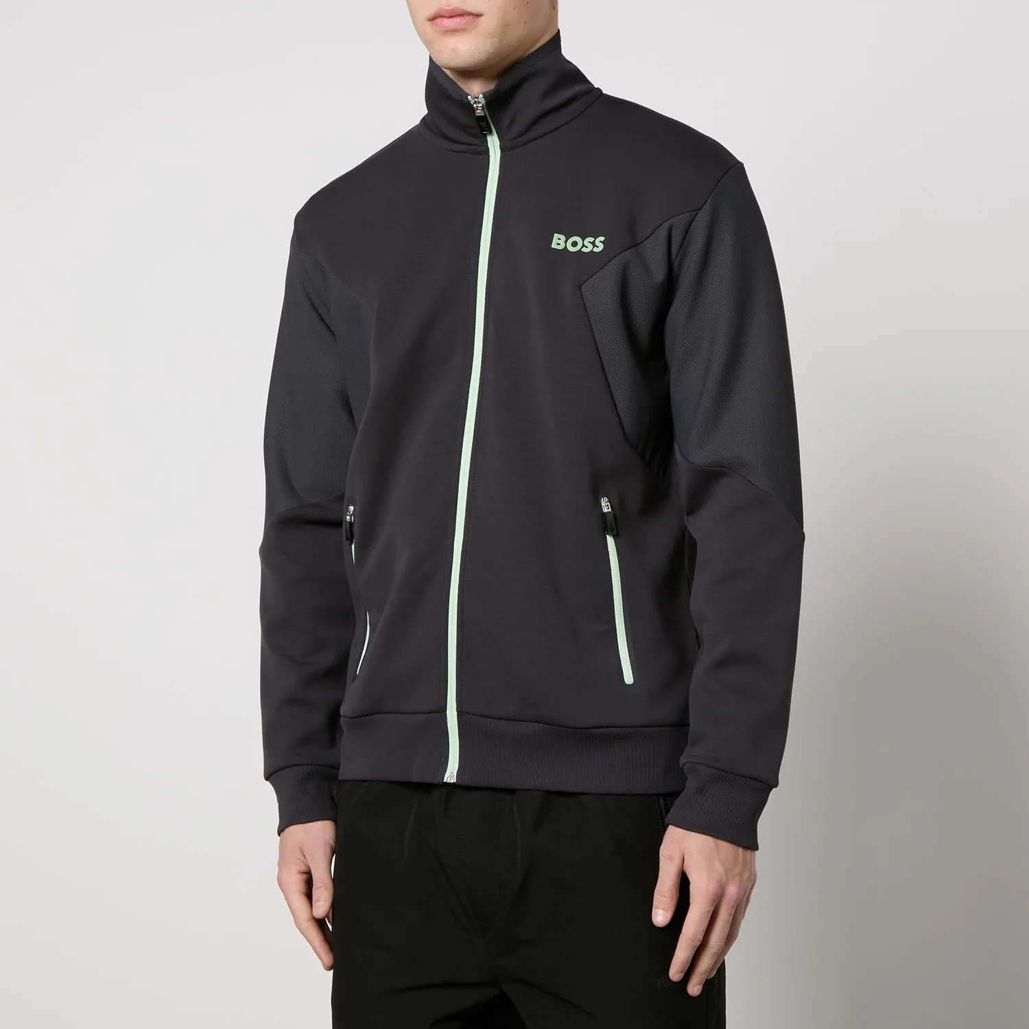 BOSS Green Skaz 1 Cotton-Blend Jersey Tracksuit Jacket