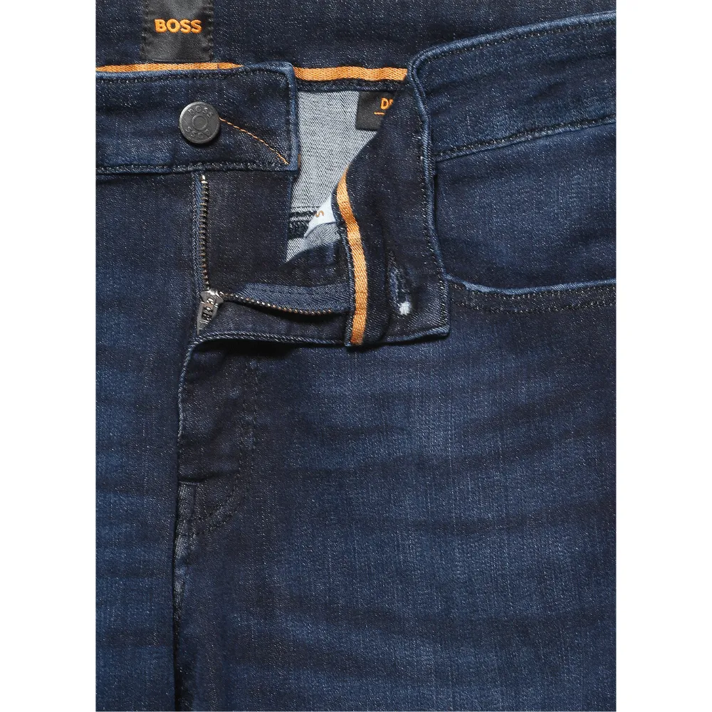 BOSS SLIM-FIT JEANS IN BLUE SUPREME-STRETCH DENIM | Menswear Online