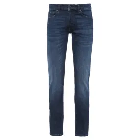 BOSS SLIM-FIT JEANS IN BLUE SUPREME-STRETCH DENIM | Menswear Online