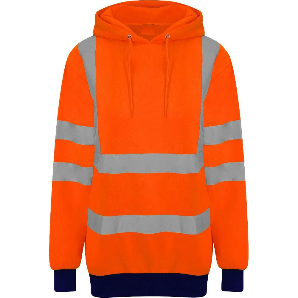 Brookes Mens High Visibility Warm Work Hoodie