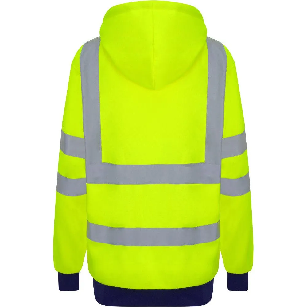 Brookes Mens High Visibility Warm Work Hoodie