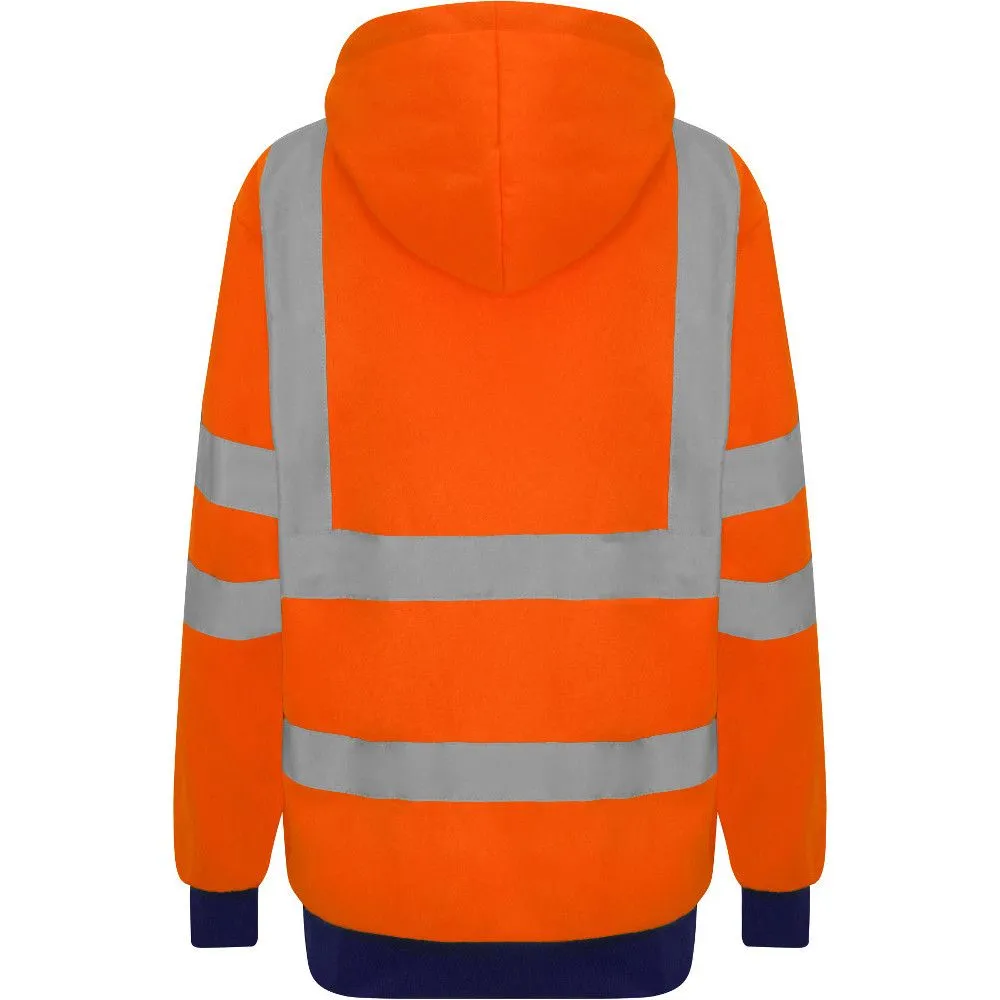 Brookes Mens High Visibility Warm Work Hoodie