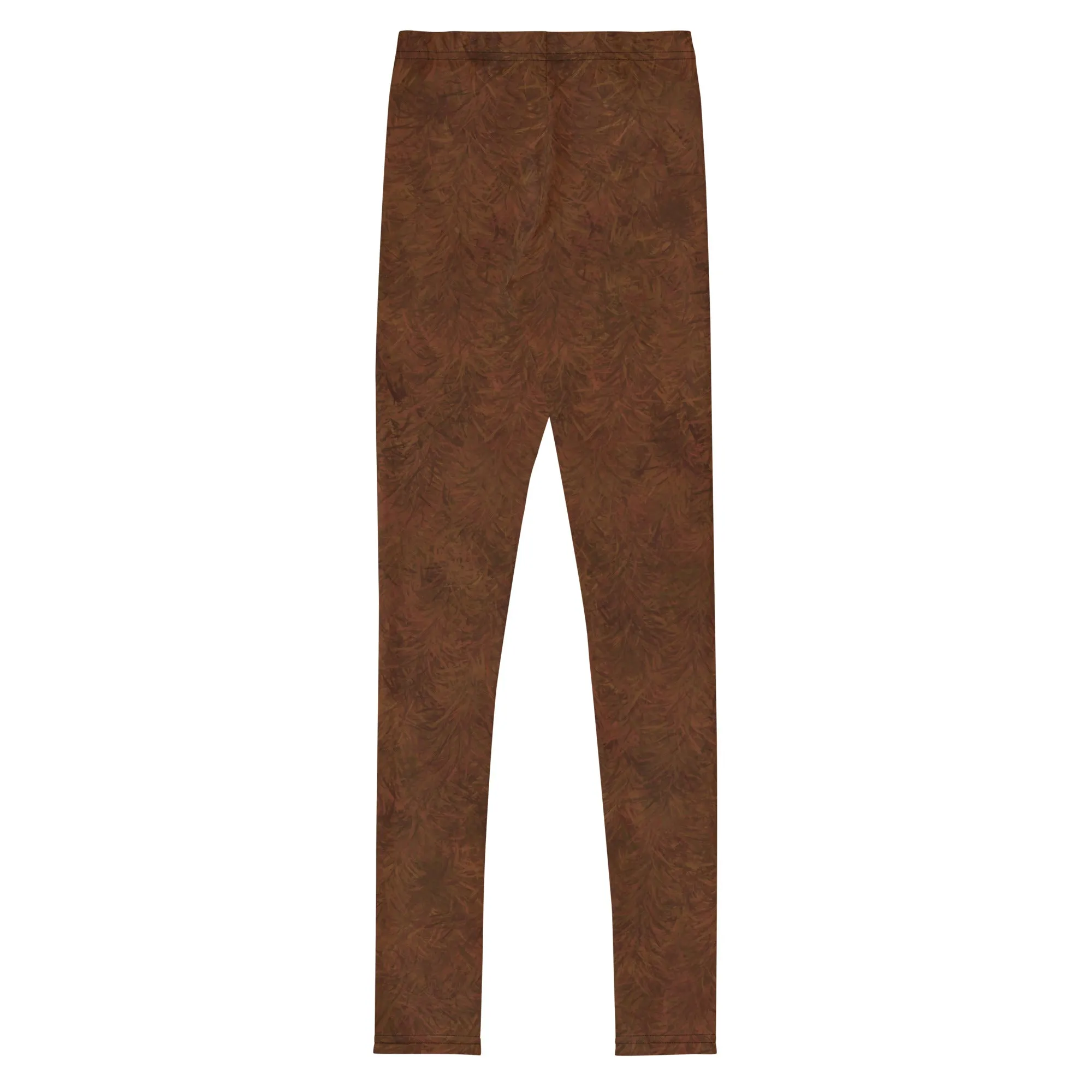 Brown Fur Print Youth Leggings