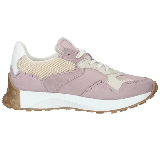 BULLBOXER Sneakers da Donna Sneakers in Vera Pelle Made in Portugal 703000E5T Rosa/Beige/Bianco