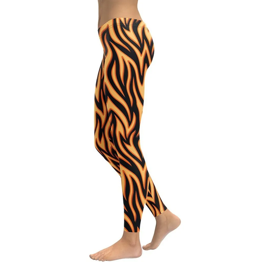 Burning Flame Leggings