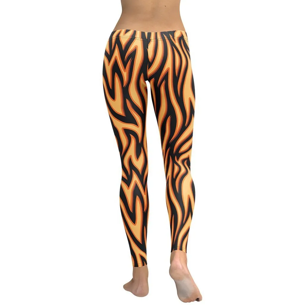 Burning Flame Leggings