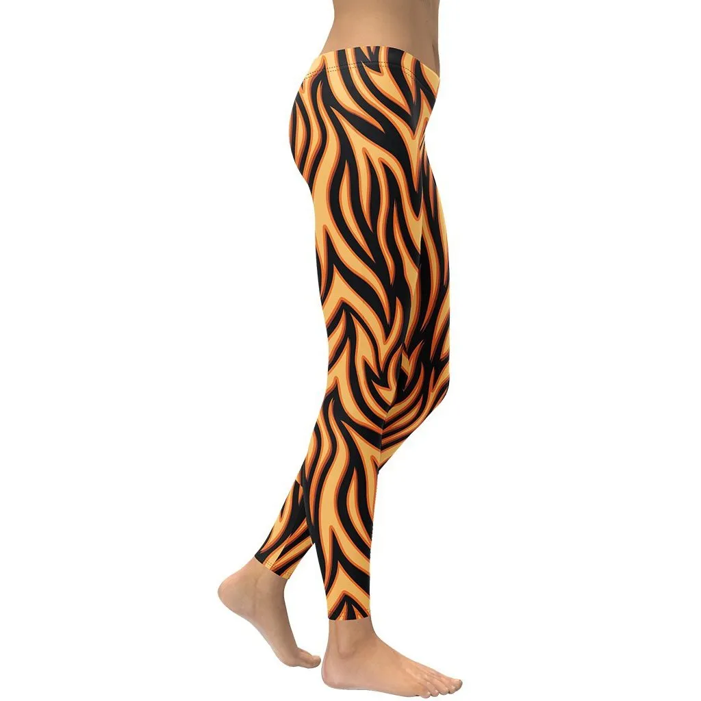 Burning Flame Leggings