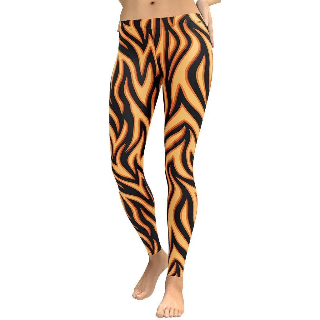 Burning Flame Leggings