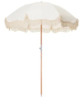 Business & Pleasure - Premium Beach Umbrella - Antique White